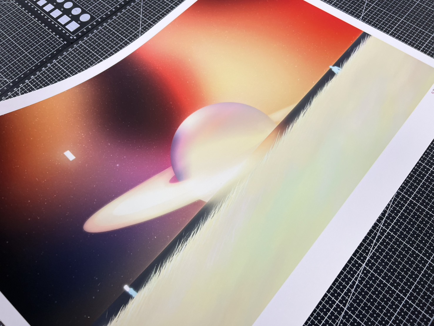 Saturnilfe - limited edition of 25 (A2) - Image 7